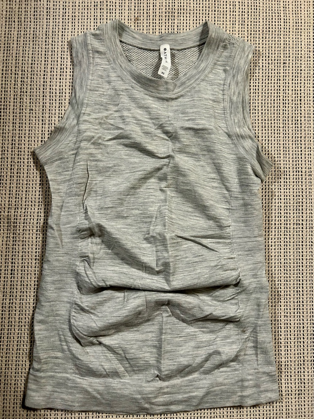 Athleta Light Gray Heathered Tank Top